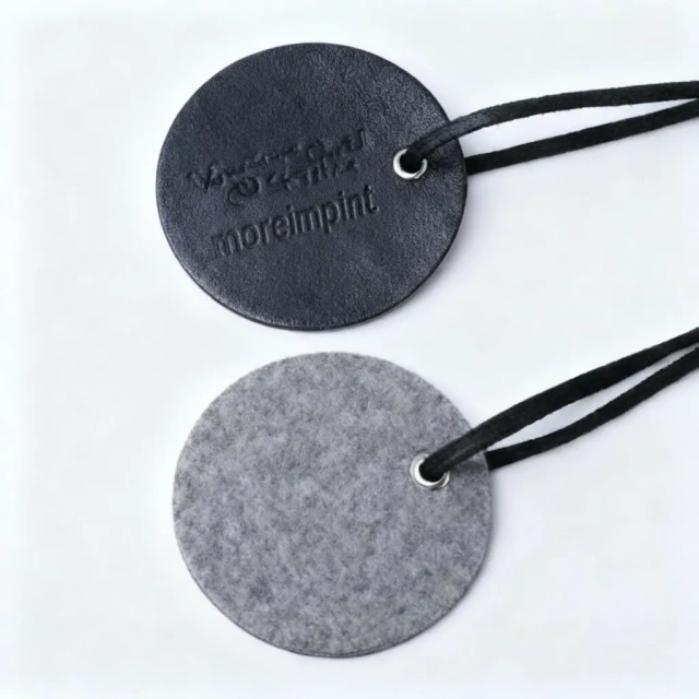 Single-layer Genuine Leather Hang Tag