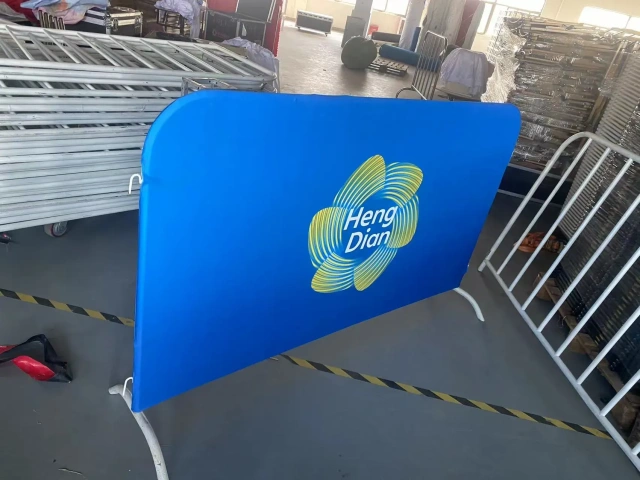 3 x 8 ft Barricade Cover for Crowd Control Fence Cloth