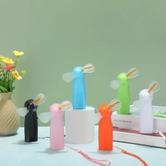 Portable Handheld Custom LED Message Fans with Glowing Text