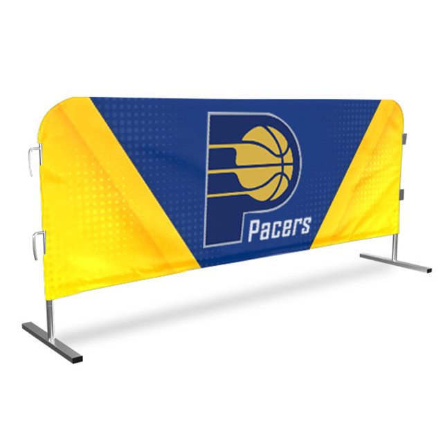 Pickleball Court Barriers with Double Sided Printed Cover