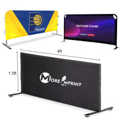 Pickleball Court Barriers with Double Sided Printed Cover