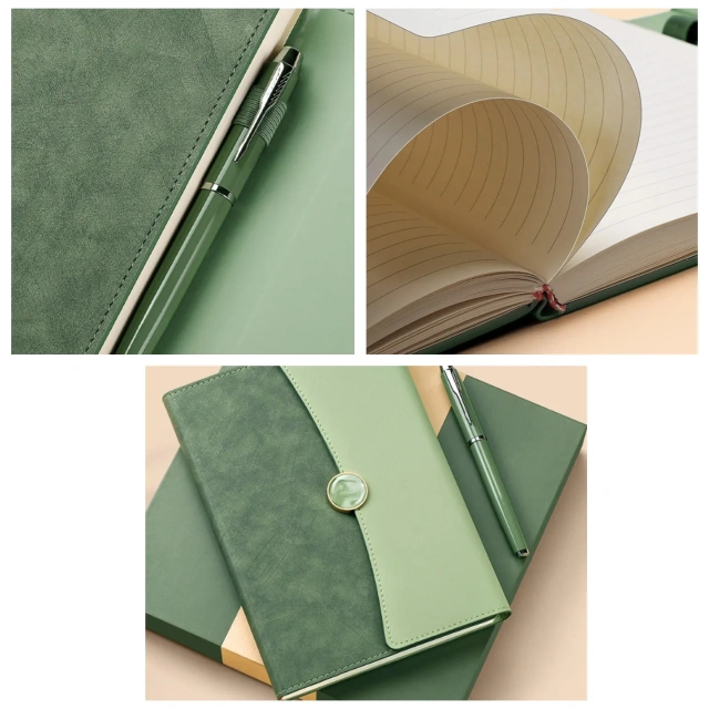 3pcs Business Gift Set Notebook/Tumbler/Pen With Box