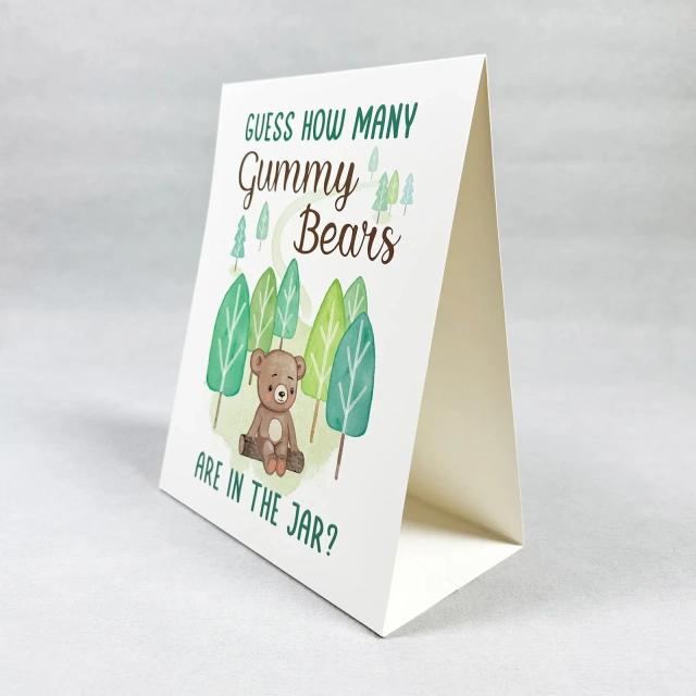 14pt Paper Table Tents-20 pack