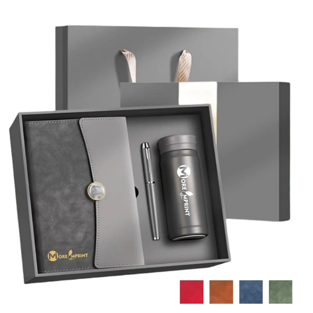 3pcs Business Gift Set Notebook/Tumbler/Pen With Box