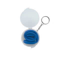 Portable Foldable Silicone Straw in Box with Keychain