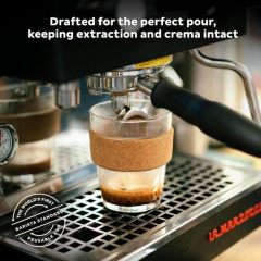 12oz Silicone Lid Cork Sleeve Mug Highball Glass Coffee Cup