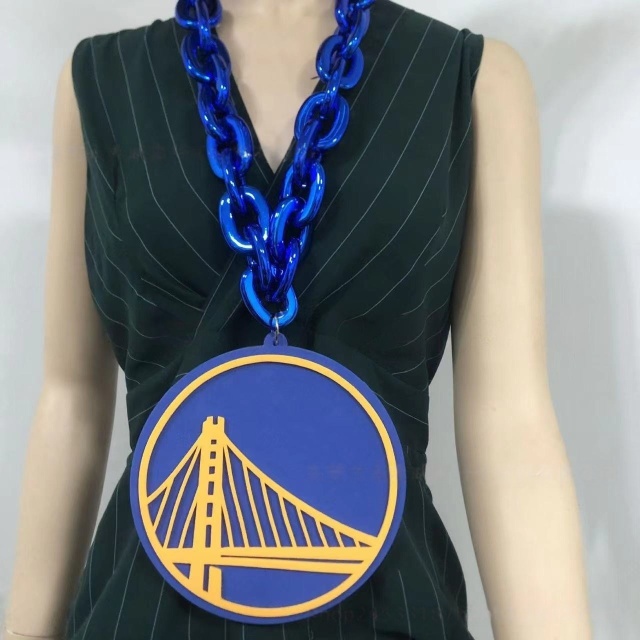 Team Big Fan Chain Necklace EVA Foam Pendant