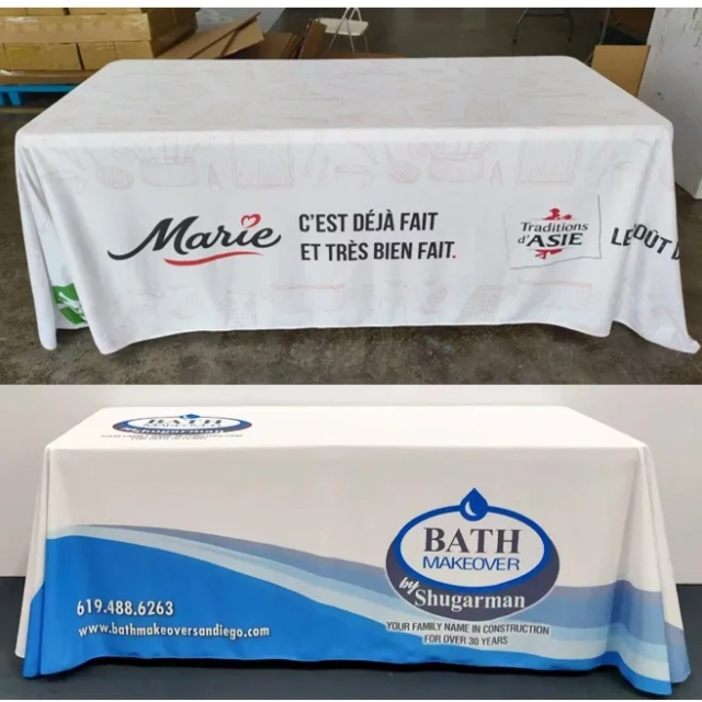 6ft Stretch Table Cover Wrap Fitted Tablecloth