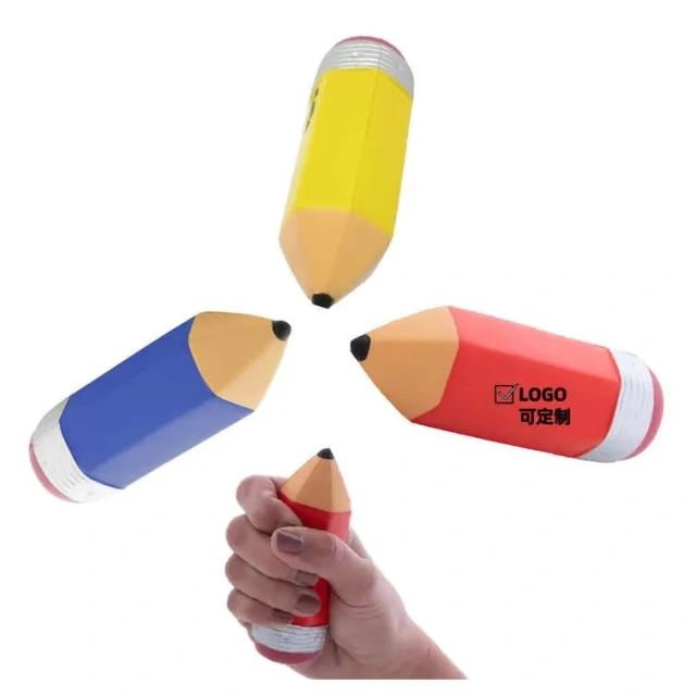 PU Foam Pencil Shape Squeeze Stress Reliever Antistress Ball