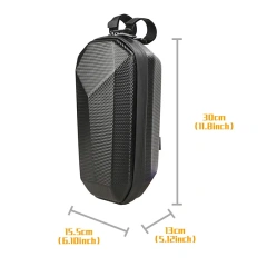 4L Bike Front Bag EVA Hard Shell Scooter Storage Pouch