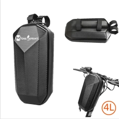 4L Bike Front Bag EVA Hard Shell Scooter Storage Pouch