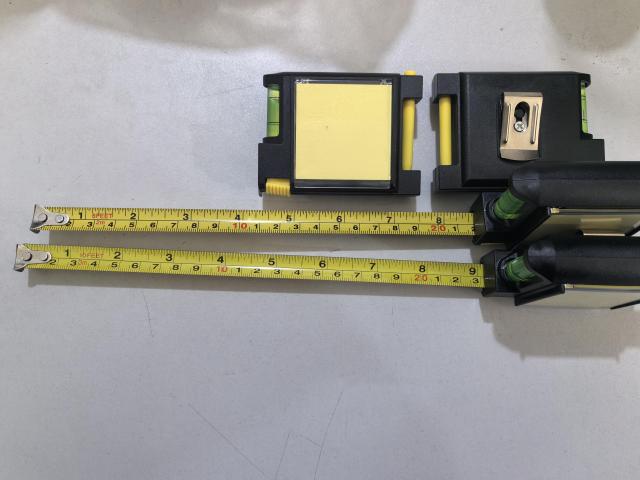 5-in-1 Square Steel Tape Measure with Notepad Pen