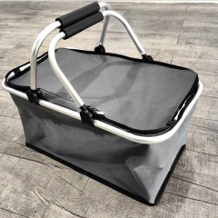 32L Outdoor Collapsible Insulated Picnic Cooler Basket