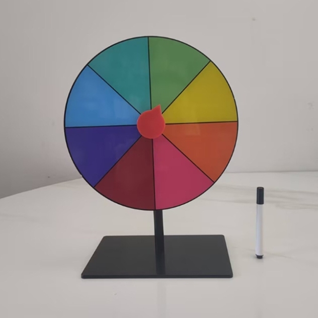 Tabletop Rewritable Spin-the-wheel Game Raffle Wheel