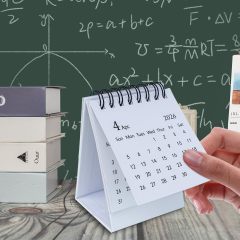 Advertising Mini Desk Calendar