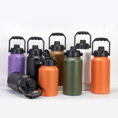 64/128oz Insulated Double-Wall Handle Vacuum Water Bottle