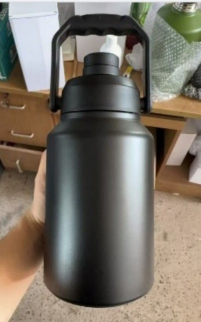 64/128oz Insulated Double-Wall Handle Vacuum Water Bottle