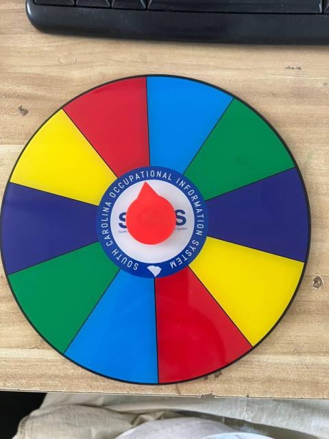 Tabletop Rewritable Spin-the-wheel Game Raffle Wheel