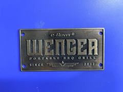 Embossed Zinc Alloy Nameplate Die-Cast Label Badge