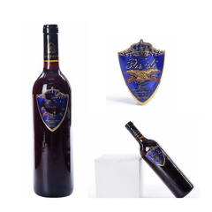 Custom Embossed Metal Gold Label For Wine/Whiskey/Champagne/Perfume Bottle