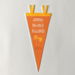 Triangle Name Sign Felt Tie Pennant Banner Wall Flag Decor