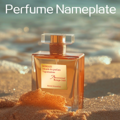 Custom Embossed Metal Gold Label For Wine/Whiskey/Champagne/Perfume Bottle