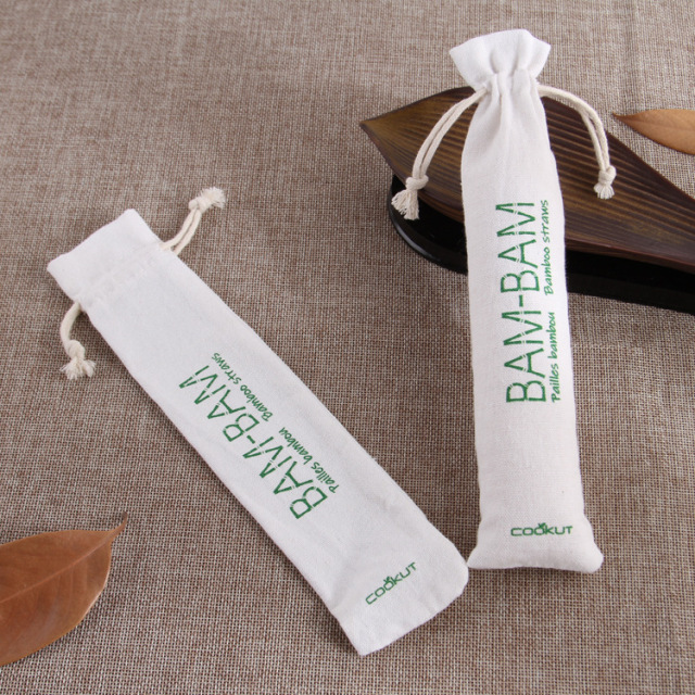 Custom Eco-Friendly Bamboo Dining Utensils Set- 7 Piece