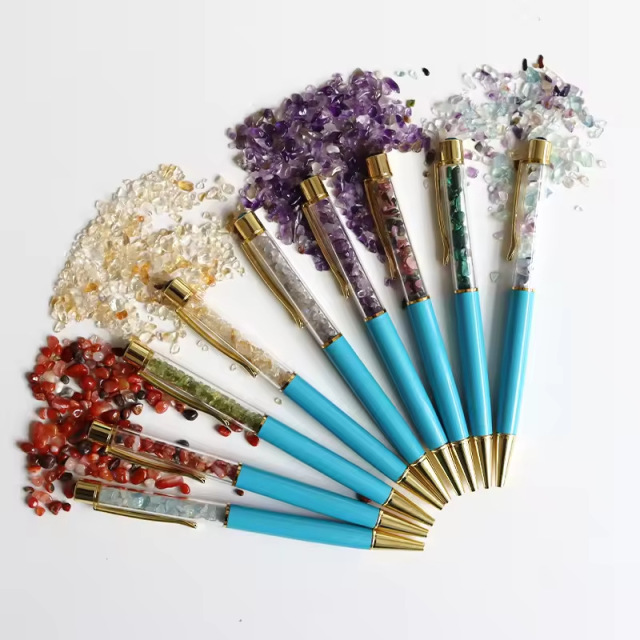 Promotional Gemstone Metal Ballpoint Pens