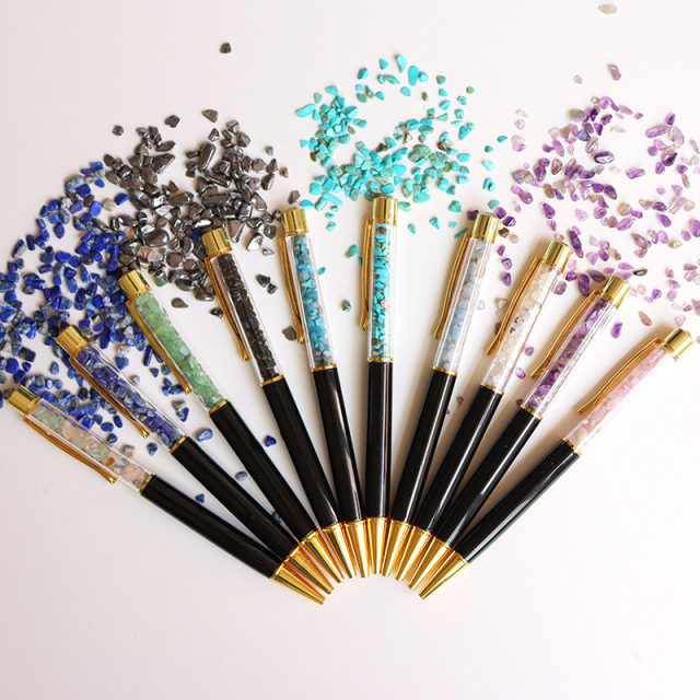 Promotional Gemstone Metal Ballpoint Pens