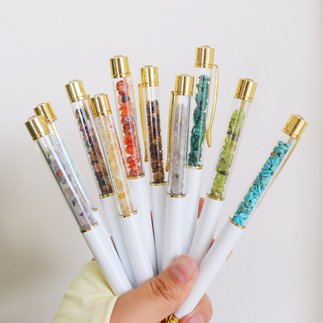 Promotional Gemstone Metal Ballpoint Pens