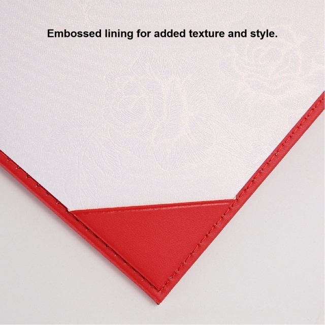 A4 PU Leather Diploma Cover Degree Certificate Holder Folder