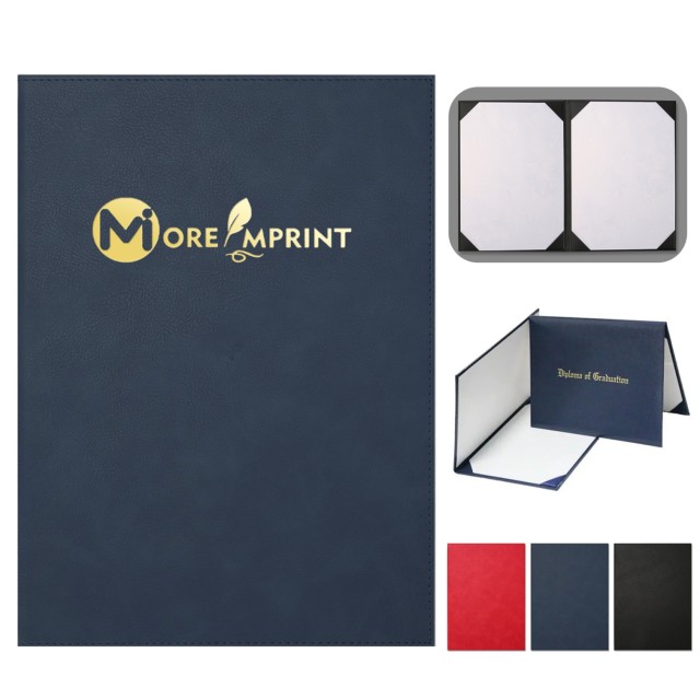 A4 PU Leather Diploma Cover Degree Certificate Holder Folder