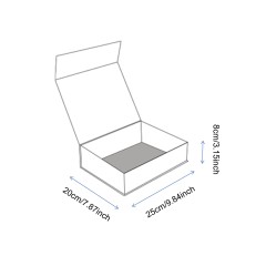 Closure Cardboard Magnetic Packaging Gift Rigid Box