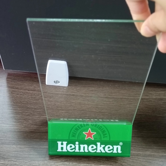 5" x 7 " Clear Acrylic 2-side Top Loading Table Tent