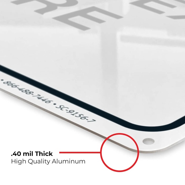 10x7 Aluminum Office Business Metal Signs Information Plate