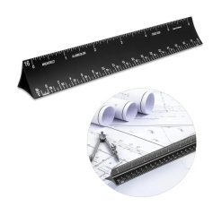 6"Architectural Engineering Aluminum Triangle Scale Rule