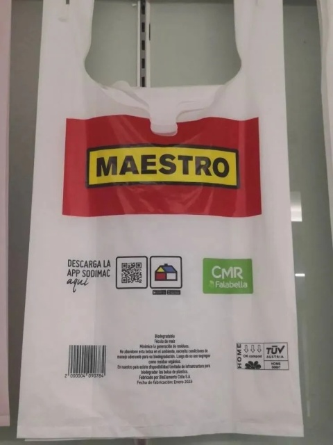 T-shirt Shape Eco Biodegradable Plastic Grocery Shopping Bag