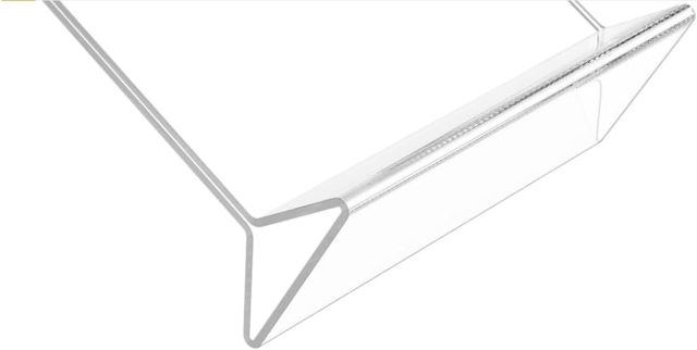 4" x 6" Acrylic Tabletop Displayette Tent Clear Sign Holder