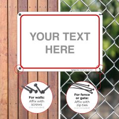 10x7 Aluminum Office Business Metal Signs Information Plate