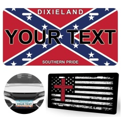 Metal License Plate Car Tag Aluminum