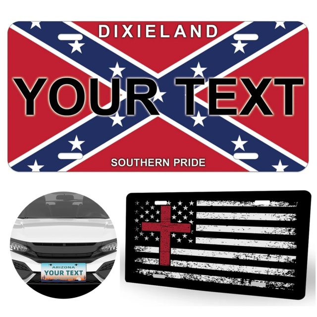 Metal License Plate Car Tag Aluminum