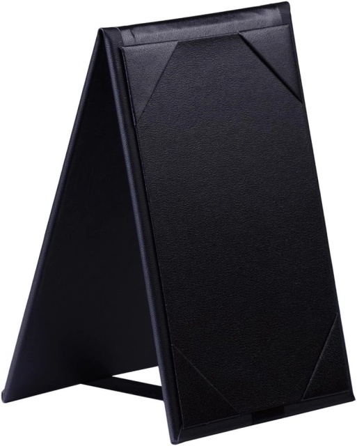 4"x6"Faux Leather Double-Sided Table Tents Mini Display