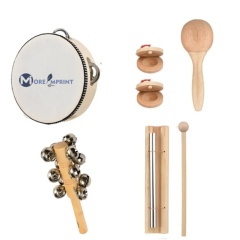 Tambourine Chime Bar Castanets Maracas Musical Instruments