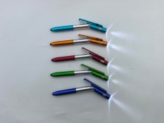 Multifunctional Folding LED Light Pen Phone Holder Stand