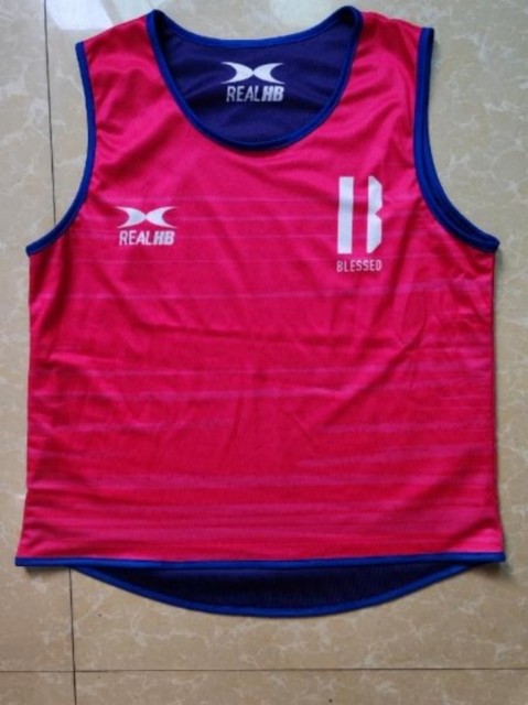 Reversible Micro Mesh Basketball Jersey Dual-Sided Shirt