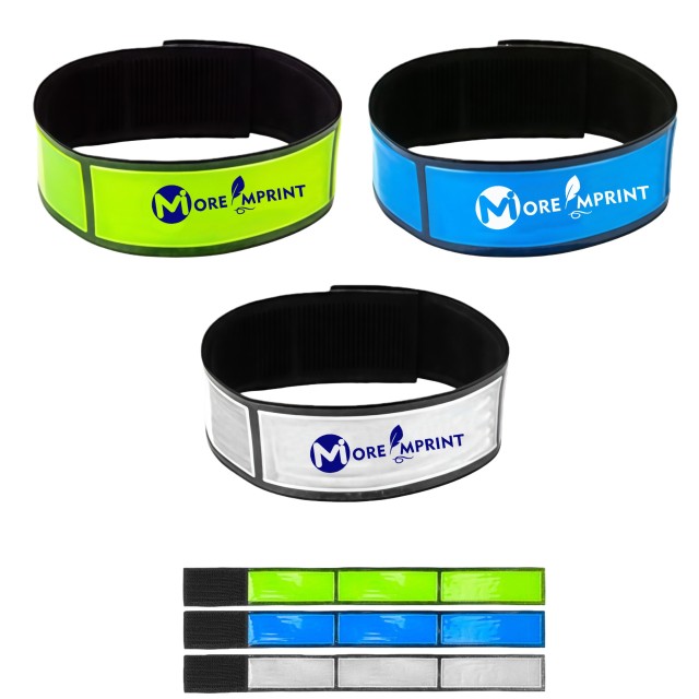 Reflective Wrist Band 1.1'' H - Adjustable