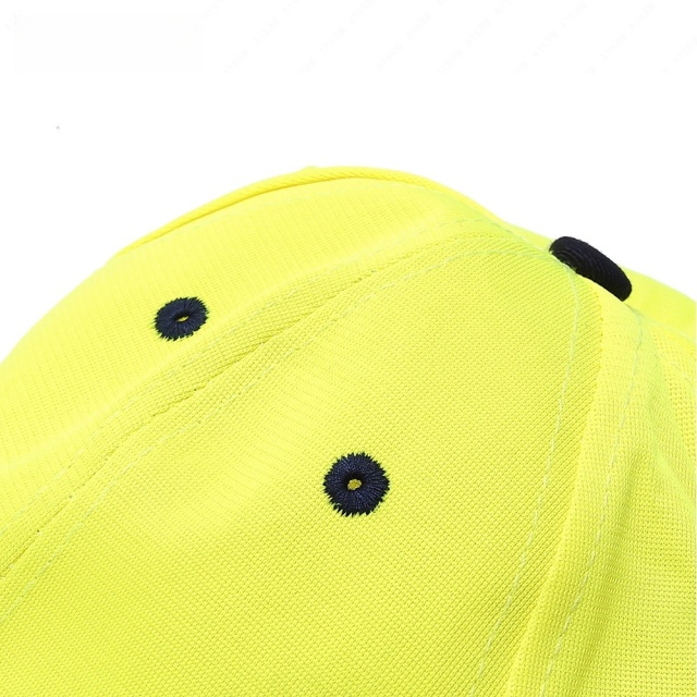 Safety Traffic Cap High Visibility Fluorescent Baseball Hat