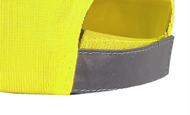 Safety Traffic Cap High Visibility Fluorescent Baseball Hat