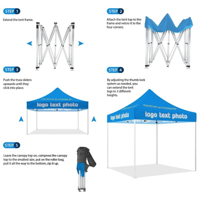 10'x10' Aluminum Frame Outdoor Advertising Tent