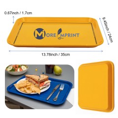 Restaurant Melamine Plate Plastic Fast Food Serving Tray